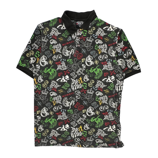 Southpole Hip Hop Polo Shirt - XL Multicoloured Cotton