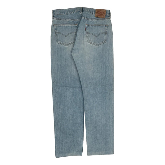501 Levis Jeans - 34W 36L Light Wash Denim