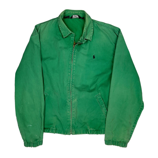 Polo By Ralph Lauren Harrington Jacket - Large Green Cotton