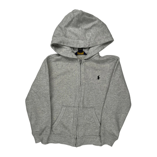 Age 6 Polo By Ralph Lauren Hoodie - Small Grey Cotton Blend