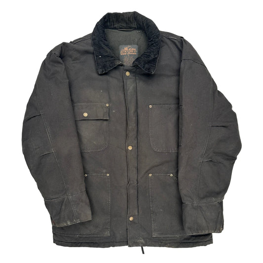 Old Mill Jacket - Large Black Cotton