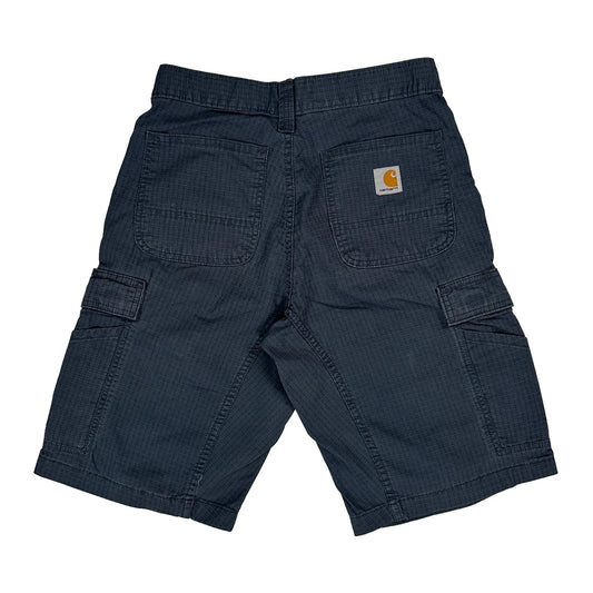 Carhartt Cargo Shorts - 29W 10L Blue Cotton Blend