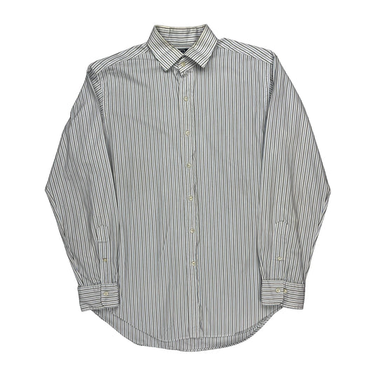 Polo By Ralph Lauren Striped Shirt - Medium Blue Cotton