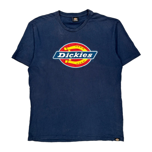 Dickies T-Shirt - 2XL Blue Cotton