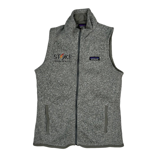 Stoke Therapeutics Patagonia Fleece Gilet - Medium Grey Polyester