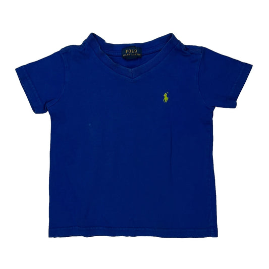 Age 2 Polo By Ralph Lauren T-Shirt - 2XS Blue Cotton
