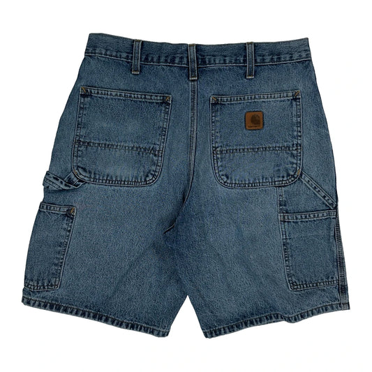 Carhartt Denim Shorts - 32W 9L Blue Denim