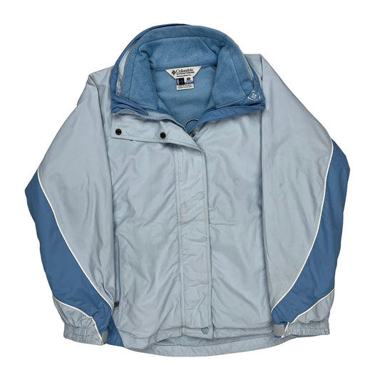Columbia Ski Jacket - Medium Blue Polyester