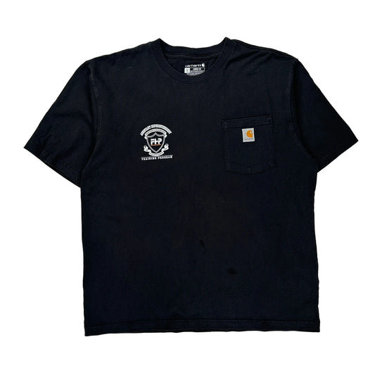 Paschen University Training Program Carhartt Graphic T-Shirt - Large Black Cotton