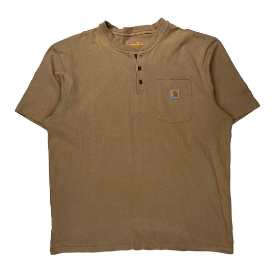 Carhartt T-Shirt - XL Brown Cotton