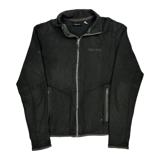 Marmot Fleece Jacket - Small Black Polyester