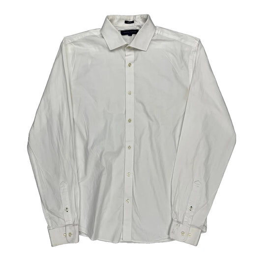 Tommy Hilfiger Slim Fit Shirt - Medium White Cotton