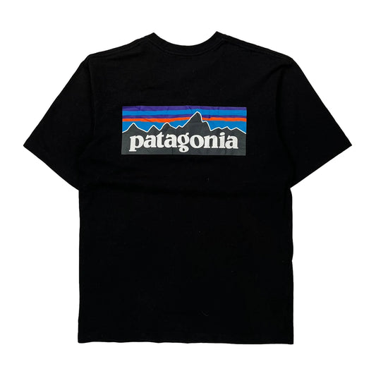 Responsibili-Tee Patagonia T-Shirt - Small Black Cotton Blend