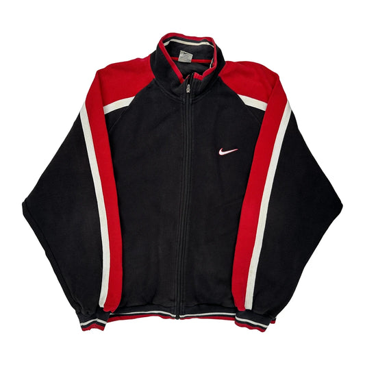 Nike Track Jacket - 2XL Black Polyester