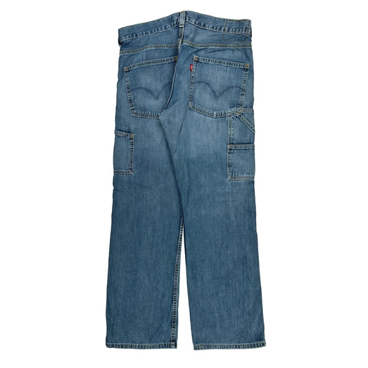 Levis Carpenter Jeans - 32W 32L Blue Cotton