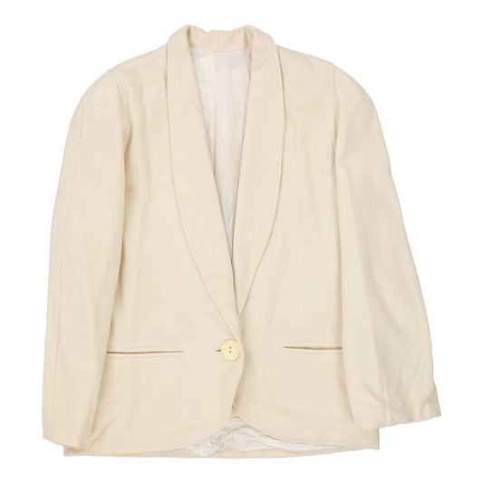 Vintage cream Unbranded Blazer - mens x-large