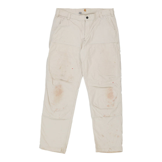 Vintage white Carhartt Trousers - mens 38" waist