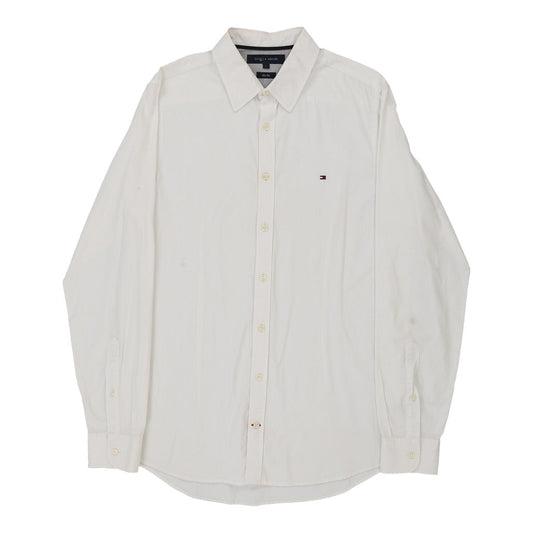 Vintage white Tommy Hilfiger Shirt - mens large
