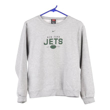  Vintage grey New York Jets, Age 14 Nike Sweatshirt - boys large