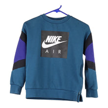  Vintage teal Age 9-10 Nike Sweatshirt - boys medium
