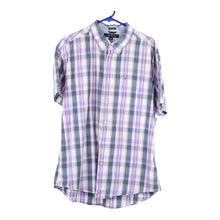  Vintage purple Tommy Hilfiger Short Sleeve Shirt - mens x-large