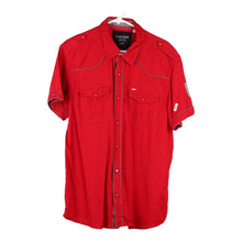  Vintage red Guess Short Sleeve Shirt - mens x-large