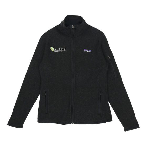 Team Quest Patagonia Zip Up - Small Black Polyester zip up Patagonia   