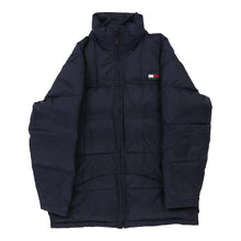  Vintage navy Tommy Hilfiger Puffer - mens small