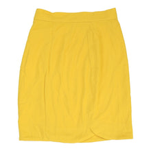  Vintage yellow Gianni Versace Skirt - womens 26" waist