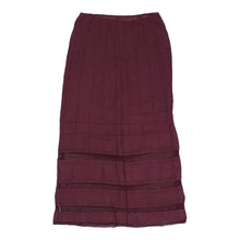  Vintage purple Etro Maxi Skirt - womens 30" waist