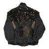 Vintage black Unicept Leather Jacket - mens x-large