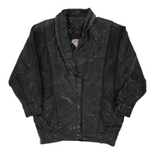  Vintage black Sharp Fashions Leather Jacket - womens small