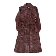 Vintage burgundy Bermans Leather Jacket - womens small