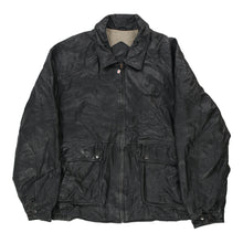  Vintage black Amanati Leather Jacket - mens x-large
