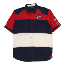  Vintage block colour Australia America Coogi Short Sleeve Shirt - mens x-large