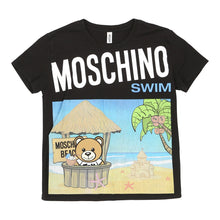  Vintage black Moschino Swim  T-Shirt - womens medium