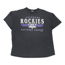  Vintage navy Colorado Rockies Unbranded T-Shirt - mens x-large