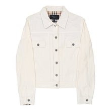  Vintage white Burberry Jacket - womens medium