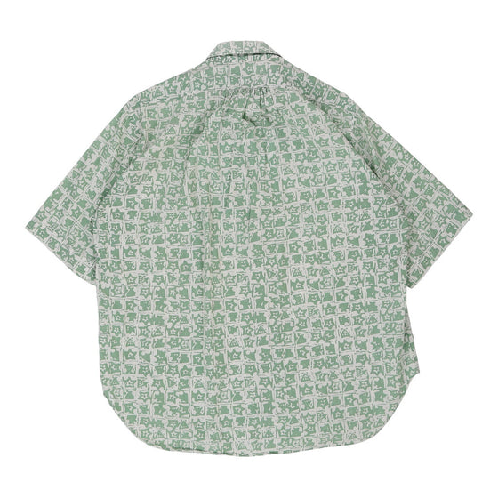 Vintage green Benetton Short Sleeve Shirt - mens small