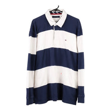  Vintage navy Tommy Hilfiger Rugby Shirt - mens xx-large