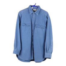  Vintage blue L.L.Bean Flannel Shirt - mens large