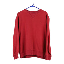  Vintage red Tommy Hilfiger Sweatshirt - mens large