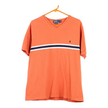  Vintage orange Ralph Lauren T-Shirt - mens x-large