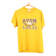  Vintage yellow Avon Eagles Jerzees T-Shirt - mens medium