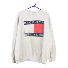  Vintage grey Brooklyn New York Tultex Sweatshirt - mens xx-large