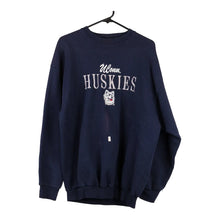  Vintage navy Huskies Logo 7 Sweatshirt - mens x-large