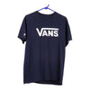 Vintage blue Vans T-Shirt - mens medium