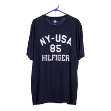  Vintage navy Tommy Hilfiger T-Shirt - mens x-large