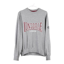  Vintage grey Lonsdale Sweatshirt - mens medium