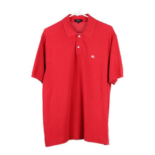  Vintage red Burberry London Polo Shirt - mens x-large